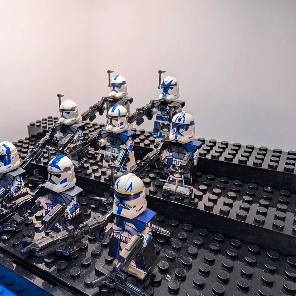 8 Minifigures- Star Wars 501st Legion Torrent Company Bundle Building Block Toy